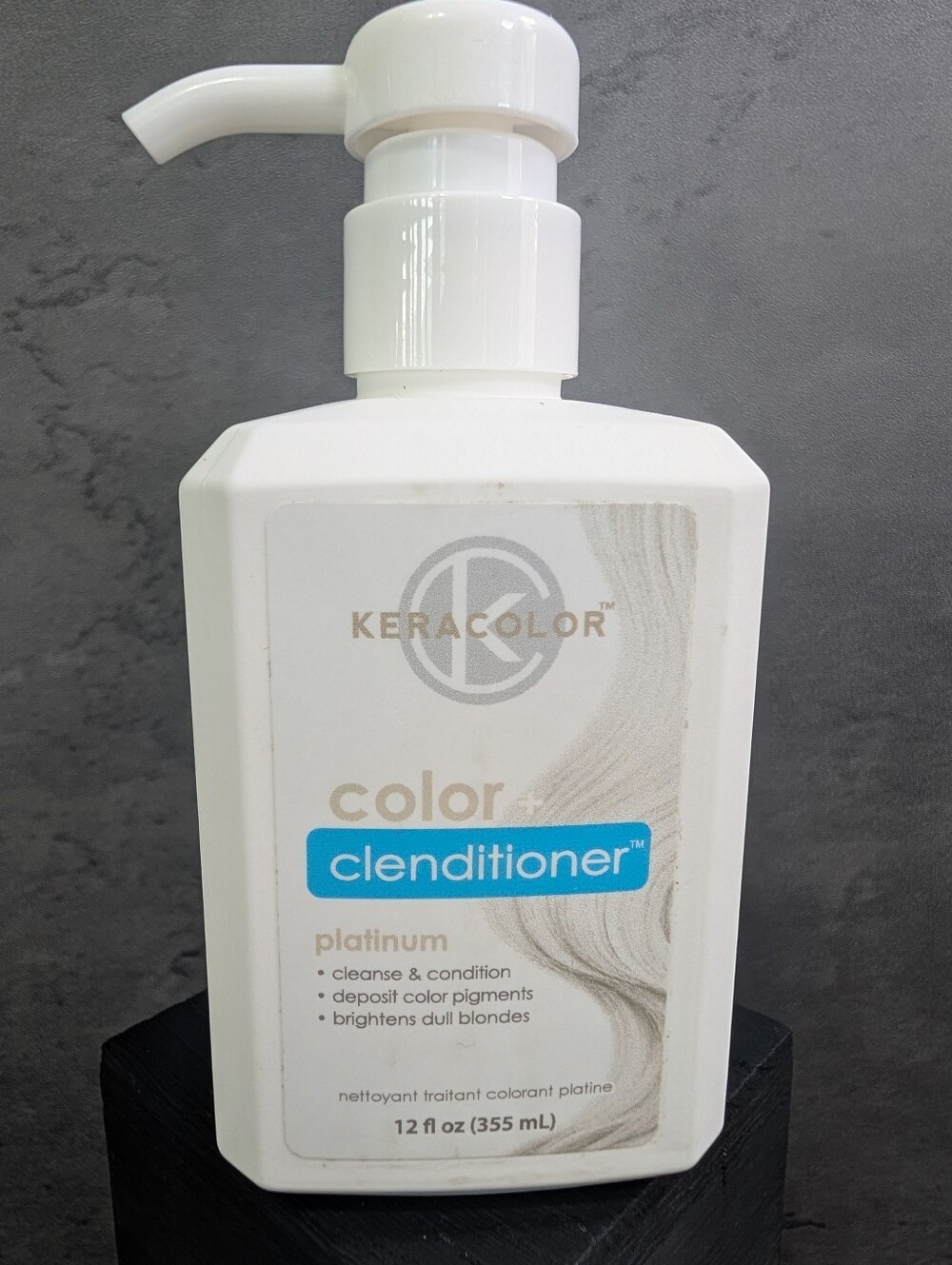 Keracolor Color + Clenditioner Platinum Color Depositing Conditioner 12 oz